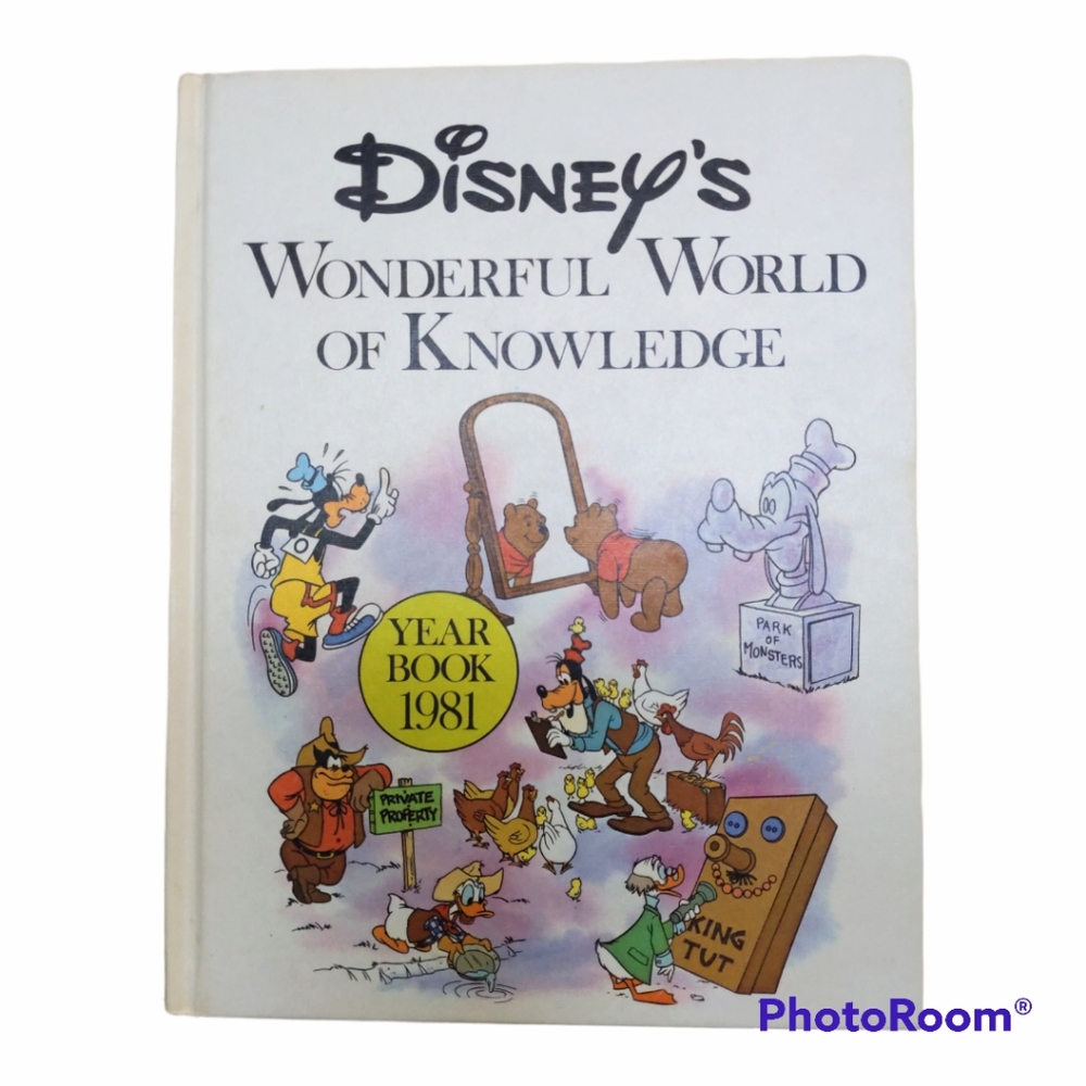 Vintage Disney's Wonderful World of Knowledge Year Book 1981